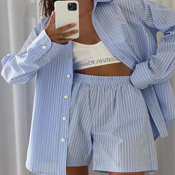 women's tracksuits loung wear tracksuit women shorts set stripe long sleeve shirt and loose high waisted mini two piece 2021, Gray
women's tracksuits loung wear tracksuit women shorts set stripe long sleeve shirt and loose high waisted mini two piece 2021, Gray