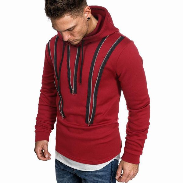 men's hoodies & sweatshirts spring and autumn fashion large size loose solid color zipper decoration casual hooded sports pullover, Black
men's hoodies & sweatshirts spring and autumn fashion large size loose solid color zipper decoration casual hooded sports pullover, Black