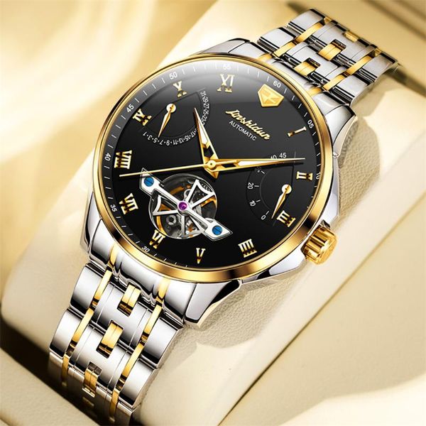 wristwatches men mechanical waterproof hollow tourbillon automatic watch luxury sapphire fashion original dress brand watches, Slivery;brown
wristwatches men mechanical waterproof hollow tourbillon automatic watch luxury sapphire fashion original dress brand watches, Slivery;brown
