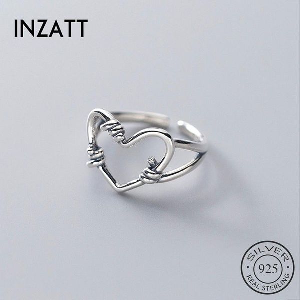 cluster rings inzareal 925 sterling thai silver hollow heart adjustable ring for fashion woman fine jewelry minimalist cute accessories, Golden;silver
cluster rings inzareal 925 sterling thai silver hollow heart adjustable ring for fashion woman fine jewelry minimalist cute accessories, Golden;silver