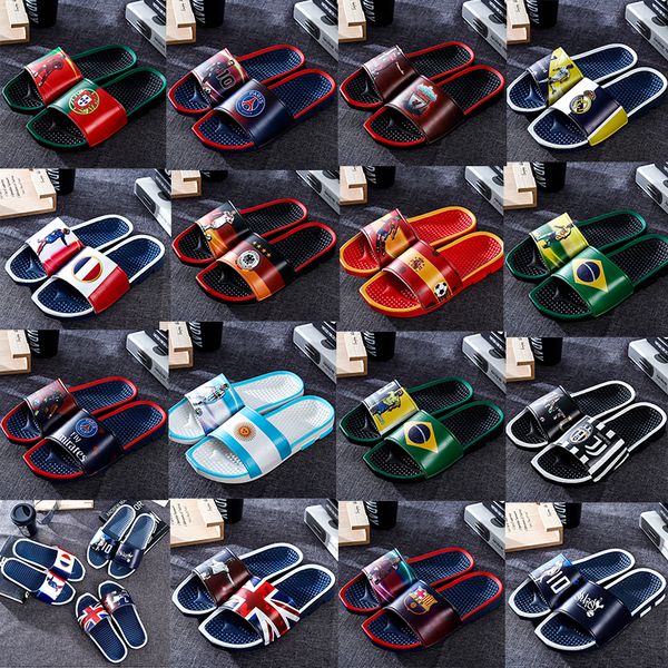 world cup football star sports slippers brand designer mens color printing rubber sandals beach slide non-slip flip flops indoor outdoor sho, Black
world cup football star sports slippers brand designer mens color printing rubber sandals beach slide non-slip flip flops indoor outdoor sho, Black