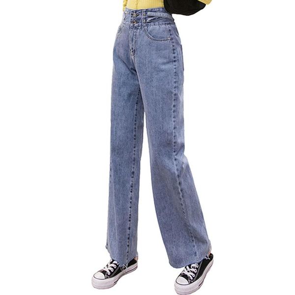 women's jeans nyfs 2021 spring autumn woman loose high waist clothes side strap buckle denim trousers harajuku straight pants, Blue
women's jeans nyfs 2021 spring autumn woman loose high waist clothes side strap buckle denim trousers harajuku straight pants, Blue