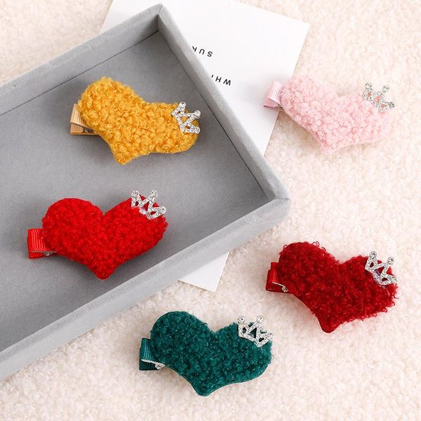 hair accessories plush love crown plus diamond creative children's hairpin clip for girl girls floral bows clips, Slivery;white
hair accessories plush love crown plus diamond creative children's hairpin clip for girl girls floral bows clips, Slivery;white