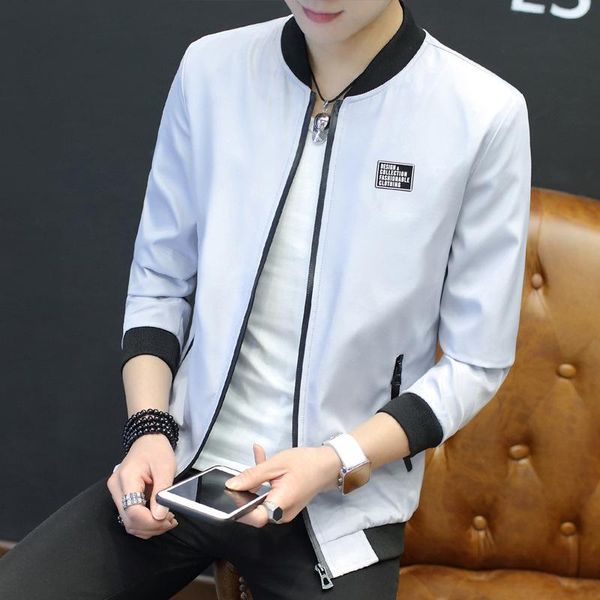 men's jackets 2021 spring and autumn solid color baseball collar jacket youth fashion stand thin, Black;brown
men's jackets 2021 spring and autumn solid color baseball collar jacket youth fashion stand thin, Black;brown