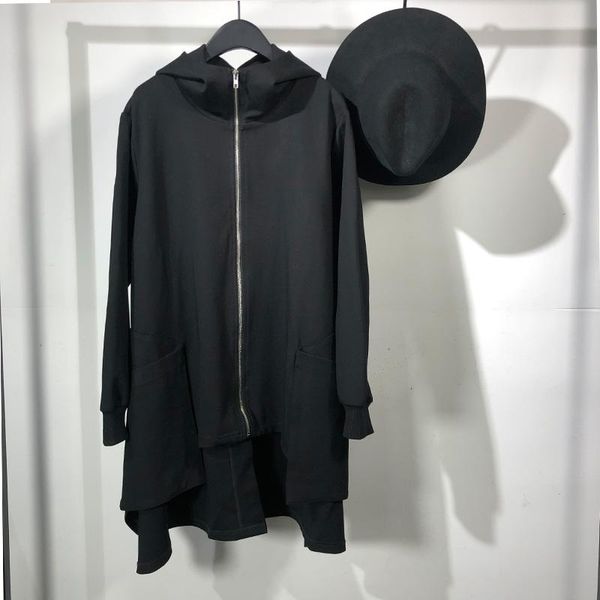men's trench coats hooded coat spring and autumn dark large pocket zipper splicing front short after long design fashion, Tan;black
men's trench coats hooded coat spring and autumn dark large pocket zipper splicing front short after long design fashion, Tan;black