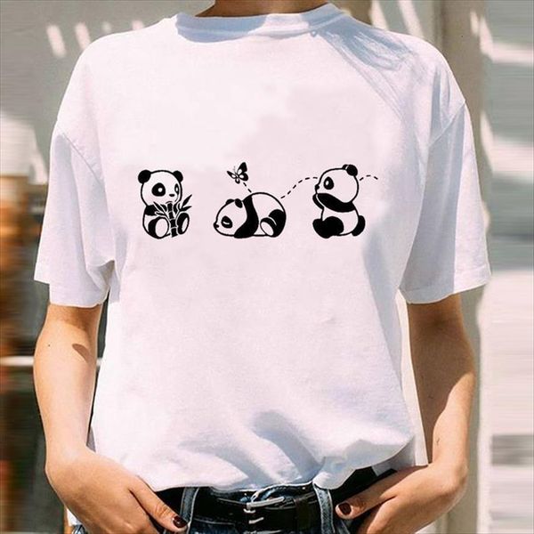 graphic panda love funny mujer womens camisetas 90s cartoon short sleeve lady print female clothes tees shirt, White
graphic panda love funny mujer womens camisetas 90s cartoon short sleeve lady print female clothes tees shirt, White