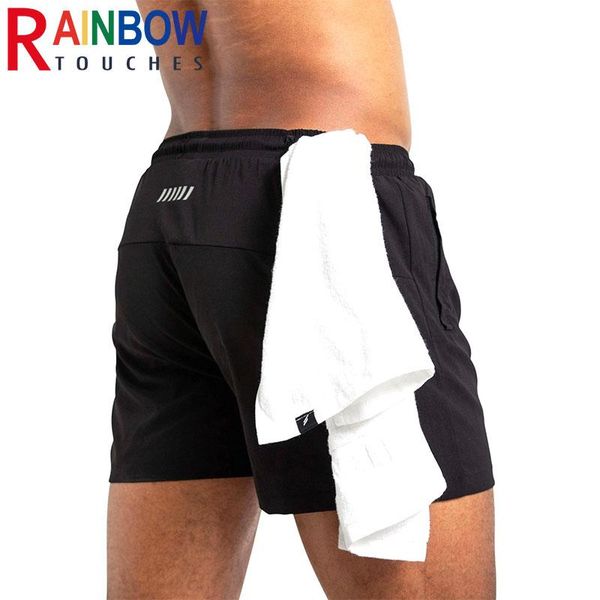 men's shorts rainbowtouches 2021 summer fitness running sports leisure breathable men half pants trend, White;black
men's shorts rainbowtouches 2021 summer fitness running sports leisure breathable men half pants trend, White;black