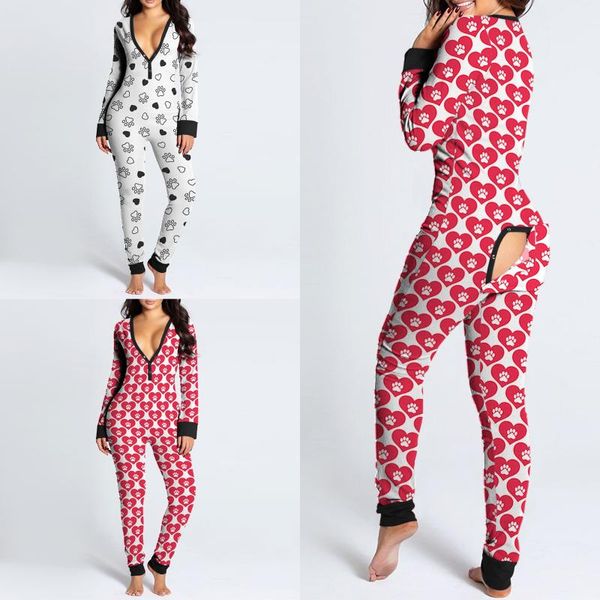 gym clothing v-neck women cat printed barboteuse functional buttoned flap adults pajamas club button design plunge lounge jumpsuit, White;black
gym clothing v-neck women cat printed barboteuse functional buttoned flap adults pajamas club button design plunge lounge jumpsuit, White;black