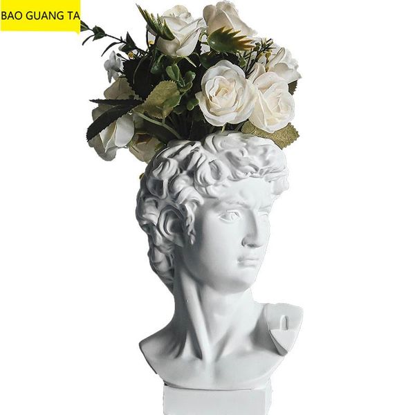 vases bao guang ta david apollo head vase pencil cowboy art sculpture resin craft home decor flower arrangement pot r5432
vases bao guang ta david apollo head vase pencil cowboy art sculpture resin craft home decor flower arrangement pot r5432