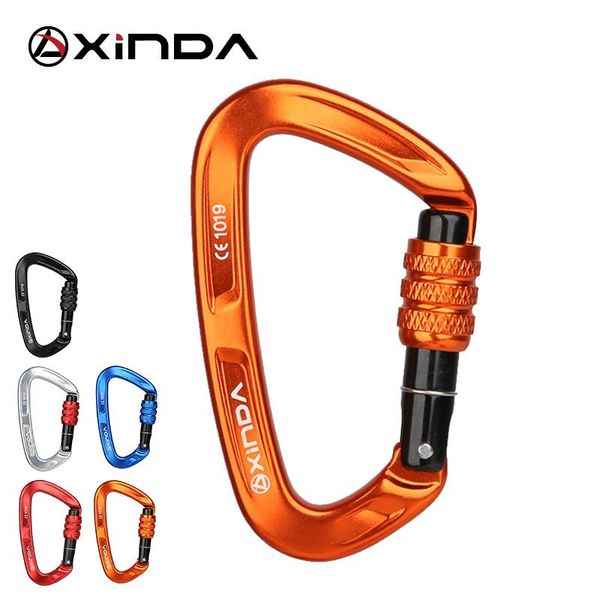 cords, slings and webbing xinda rock climbing carabiner 25kn safety d-shape buckle screw lock spring-loaded gate aluminum outdoor kits
cords, slings and webbing xinda rock climbing carabiner 25kn safety d-shape buckle screw lock spring-loaded gate aluminum outdoor kits