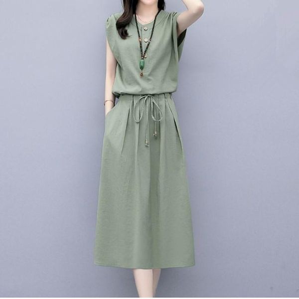 casual dresses cotton and dress women's in 2021 summer butter green waistband shows thin temperament flax, Black;gray
casual dresses cotton and dress women's in 2021 summer butter green waistband shows thin temperament flax, Black;gray