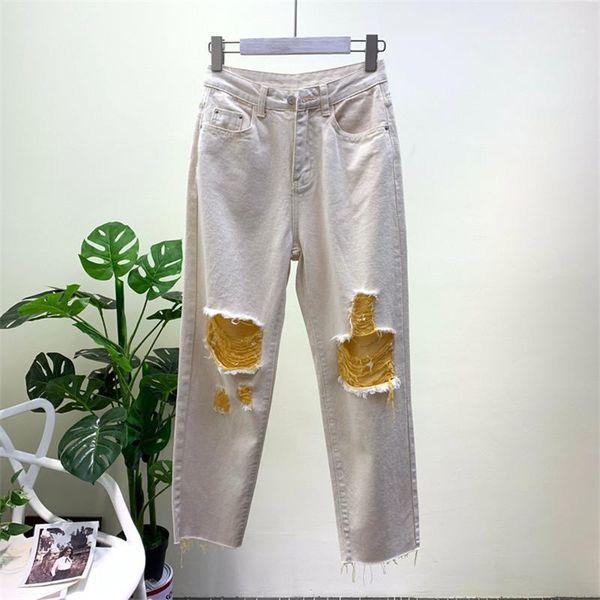 spring autumn new women jeans wild loose candy-colored washed pants hole jeans women's cowboy female nine wide leg pants p1321, Blue
spring autumn new women jeans wild loose candy-colored washed pants hole jeans women's cowboy female nine wide leg pants p1321, Blue