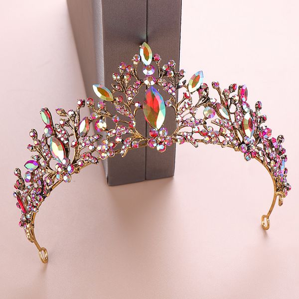 vintage colorful crystal tiara for brides hair accessories wedding crystal crowns headband headpieces and crown bride headdressdio chan cont, White;golden
vintage colorful crystal tiara for brides hair accessories wedding crystal crowns headband headpieces and crown bride headdressdio chan cont, White;golden