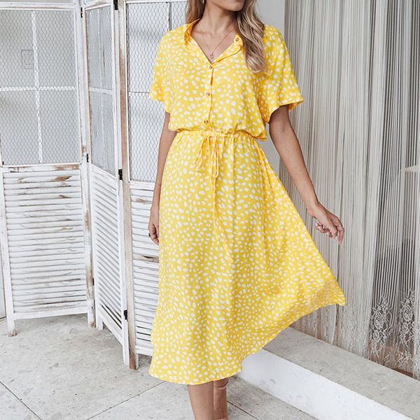 casual dresses bohemian beach dress for women deep v neck summer short sleeve fashion print polka dot belt elegant ladies, Black;gray
casual dresses bohemian beach dress for women deep v neck summer short sleeve fashion print polka dot belt elegant ladies, Black;gray