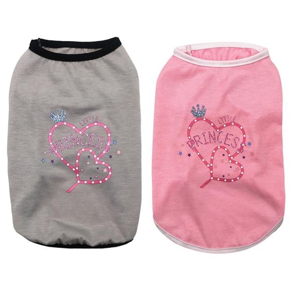 dog apparel summer pet pullover clothes cute heart crown pattern leisure vest for dogs cotton cat small sweatshirt
dog apparel summer pet pullover clothes cute heart crown pattern leisure vest for dogs cotton cat small sweatshirt