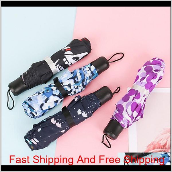 portable mini anti-uv folding umbrellas printed rain sun umbrella 8 bone three fold strong umbrella mix colors durab qylowy bbgargden
portable mini anti-uv folding umbrellas printed rain sun umbrella 8 bone three fold strong umbrella mix colors durab qylowy bbgargden
