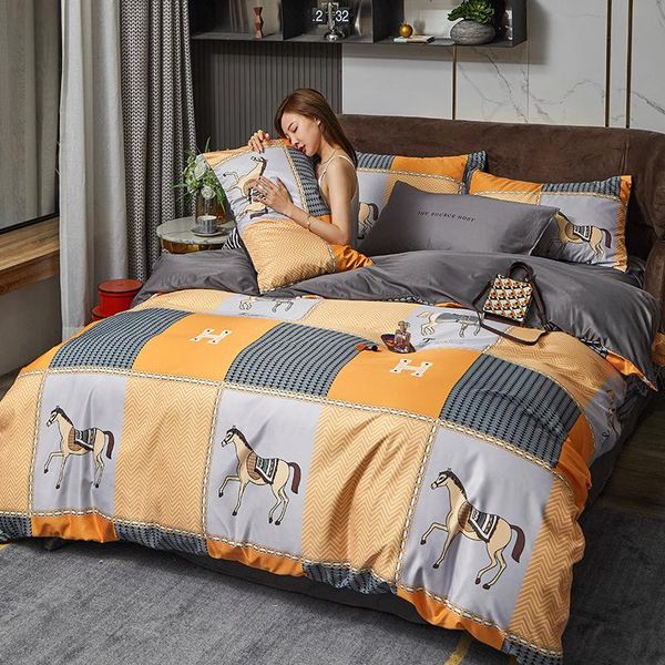 bedding sets 24color 4 pcs luxury printed horse embroidered set king bright carriage plant duvet cover sheet
bedding sets 24color 4 pcs luxury printed horse embroidered set king bright carriage plant duvet cover sheet