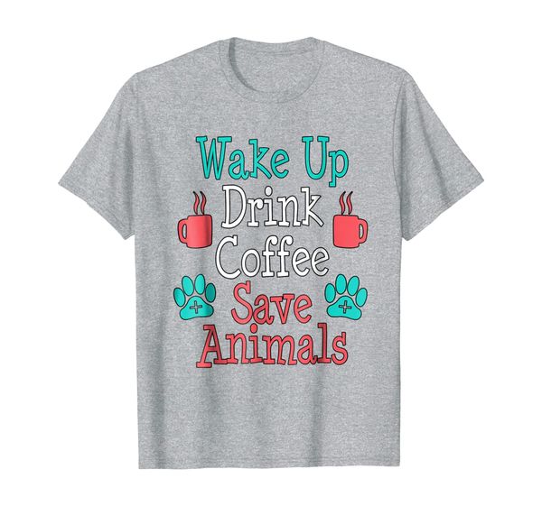 animal dog cat rescue funny t-shirt wake up drink coffee, White;black
animal dog cat rescue funny t-shirt wake up drink coffee, White;black