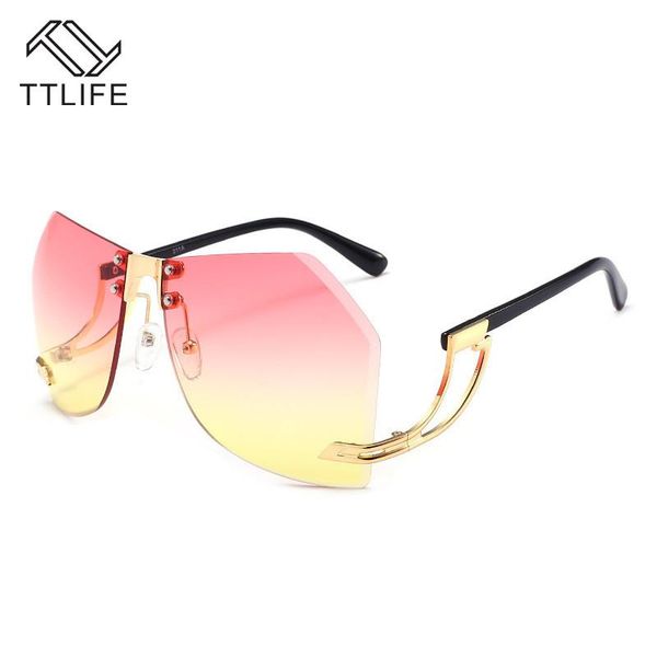 ttlife rimless sunglasses women irregular frameless trimmed sun glasses gradient shades lens frameless metal eyeglasses uv400, White;black
ttlife rimless sunglasses women irregular frameless trimmed sun glasses gradient shades lens frameless metal eyeglasses uv400, White;black