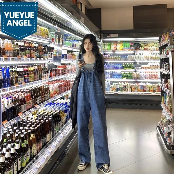 women's jumpsuits & rompers designer brand womens sleeveless suspender denim high waist full length wide leg pants female loose fit ove, Black;white
women's jumpsuits & rompers designer brand womens sleeveless suspender denim high waist full length wide leg pants female loose fit ove, Black;white