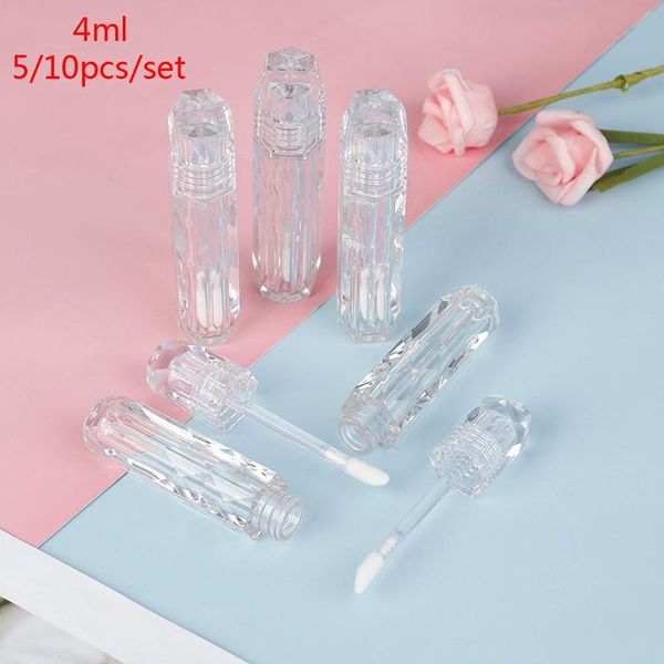 storage bottles & jars 5/10 pcs high grade clear lip gloss tubes travel makeup tools cosmetic containers empty 4ml
storage bottles & jars 5/10 pcs high grade clear lip gloss tubes travel makeup tools cosmetic containers empty 4ml