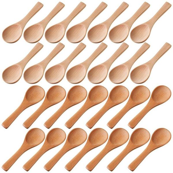 small wooden spoons mini tasting spoons condiments salt for kitchen cooking seasoning oil coffee sugar 30pcs
small wooden spoons mini tasting spoons condiments salt for kitchen cooking seasoning oil coffee sugar 30pcs