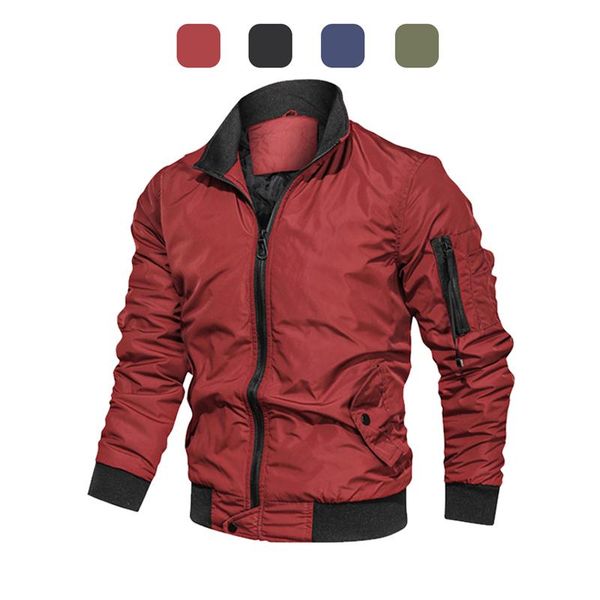 spring outdoor jacket for men stand collar bomber jacket thermal warm for hiking camping hunting also daily wear handsome male, Camo;black
spring outdoor jacket for men stand collar bomber jacket thermal warm for hiking camping hunting also daily wear handsome male, Camo;black