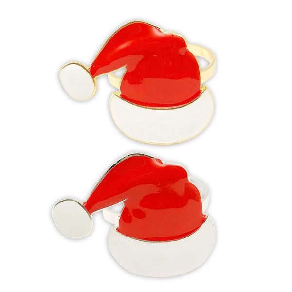 napkin rings 6pcs/set christmas hat shape button cute alloy creative ring holder wedding party el table decor
napkin rings 6pcs/set christmas hat shape button cute alloy creative ring holder wedding party el table decor