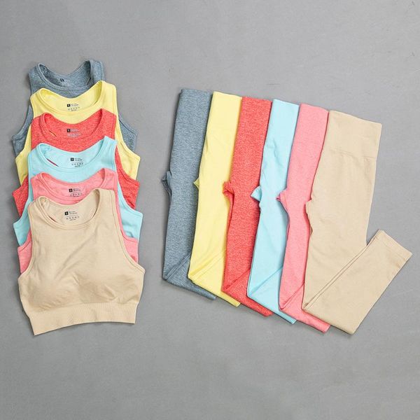 6 solid colors yoga set women clothes fitness sleeveless crop high waist sport leggings running yoga pants gym vest, White;red
6 solid colors yoga set women clothes fitness sleeveless crop high waist sport leggings running yoga pants gym vest, White;red