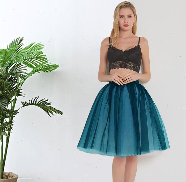 5 layers 60cm princess midi tulle skirt pleated dance tutu skirts womens lolita petticoat jupe saia denim party skirts, Black
5 layers 60cm princess midi tulle skirt pleated dance tutu skirts womens lolita petticoat jupe saia denim party skirts, Black