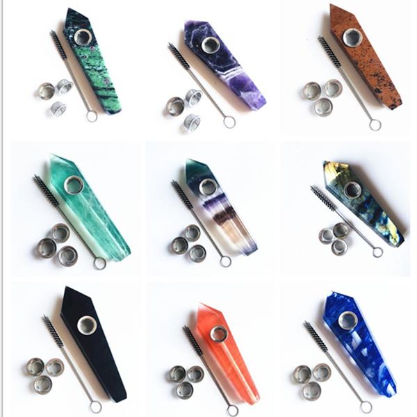 decorative objects & figurines natural stone labradorite pink rose quartz crystal smoking pipes with 1 brush+3 filters bracket
decorative objects & figurines natural stone labradorite pink rose quartz crystal smoking pipes with 1 brush+3 filters bracket