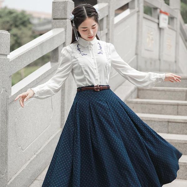 skirts 2021 arrival spring preppy style women vintga dot design a-line skirt all-matched bouffancy mid-calf long w409, Black
skirts 2021 arrival spring preppy style women vintga dot design a-line skirt all-matched bouffancy mid-calf long w409, Black