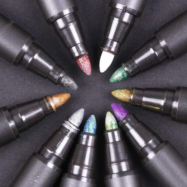 highlighters color metal marker paint pen hand painted water-based odorless diy account writing, Black;red
highlighters color metal marker paint pen hand painted water-based odorless diy account writing, Black;red
