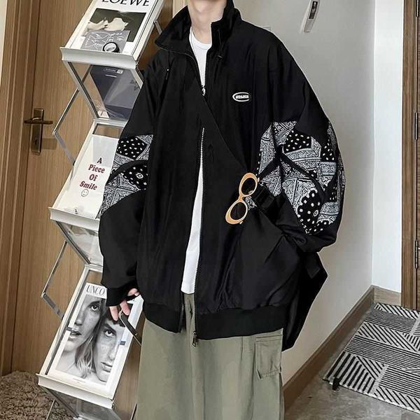 spring stand-up collar jacket men women japanese harajuku vintage printing oversize versatile hip hop preppy punk coats 210526, Black;brown
spring stand-up collar jacket men women japanese harajuku vintage printing oversize versatile hip hop preppy punk coats 210526, Black;brown