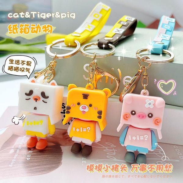 keychains keychain for men women cute anime cat pig fashion bag pendant accessories car key ring chain kawaii couple gift trinkets, Silver
keychains keychain for men women cute anime cat pig fashion bag pendant accessories car key ring chain kawaii couple gift trinkets, Silver