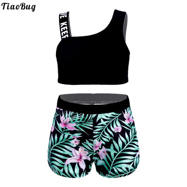 yoga outfit tiaobug 2pcs kids girls sport suit asymmetric shoulder straps crop and shorts set sportswear for gym dance workout
yoga outfit tiaobug 2pcs kids girls sport suit asymmetric shoulder straps crop and shorts set sportswear for gym dance workout