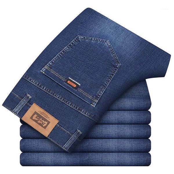 men's fitted straight jeans classic embroidery 2021 spring autumn brand clothing cotton stretch denim jeans,8097, Blue
men's fitted straight jeans classic embroidery 2021 spring autumn brand clothing cotton stretch denim jeans,8097, Blue