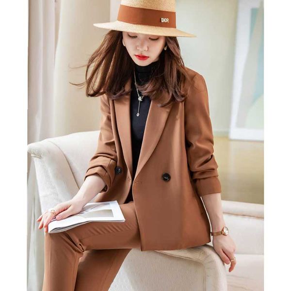 women's two piece pants 2021 high-end light luxury professional suit female korean fashion autumn and winter business elegant temperame, White
women's two piece pants 2021 high-end light luxury professional suit female korean fashion autumn and winter business elegant temperame, White