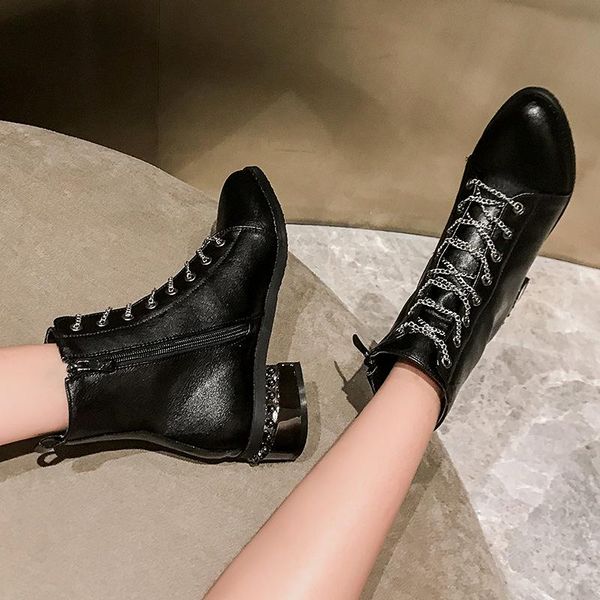 boots square heel short ankle for women vintage zip casual low heels ladies shoes booties botas mujer, Black
boots square heel short ankle for women vintage zip casual low heels ladies shoes booties botas mujer, Black