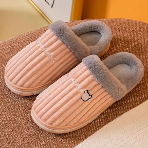 slippers plush home indoor women winter warm pvc light weight soft comfortable men slides shoes lady, Black
slippers plush home indoor women winter warm pvc light weight soft comfortable men slides shoes lady, Black