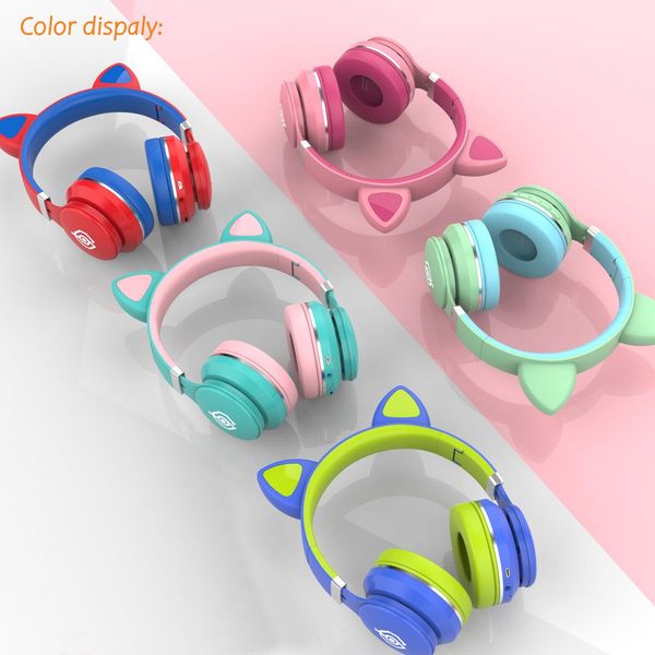 led cat ear headphones noise cancelling headphones bluetooth 5.0 young people kids headset support tf card 3.5mm plug with mic
led cat ear headphones noise cancelling headphones bluetooth 5.0 young people kids headset support tf card 3.5mm plug with mic