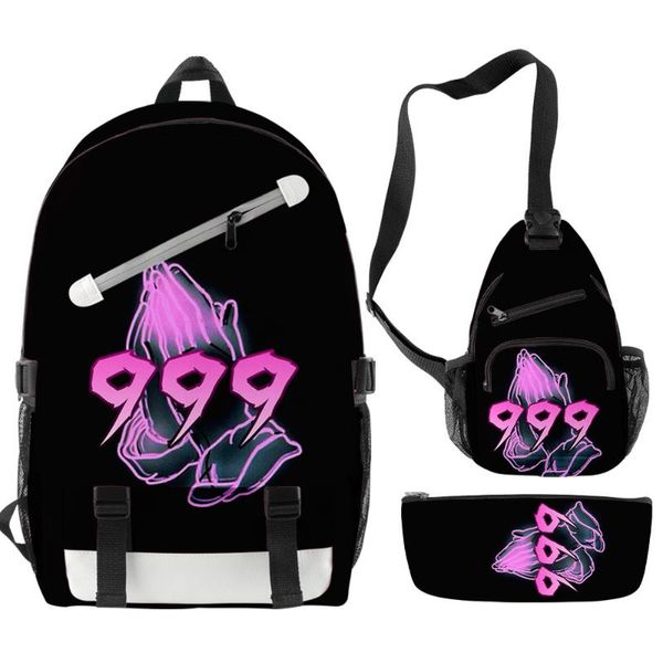 backpack juice wrld singer women men 3pcs/set children boys girls oxford waterproof schoolbag teenager travel
backpack juice wrld singer women men 3pcs/set children boys girls oxford waterproof schoolbag teenager travel