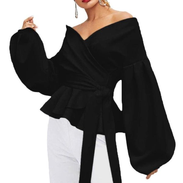 women's blouses & shirts women long puff sleeve v neck bowknot waist bandage tight blouse shirt perfect gifts for suitable work, White
women's blouses & shirts women long puff sleeve v neck bowknot waist bandage tight blouse shirt perfect gifts for suitable work, White