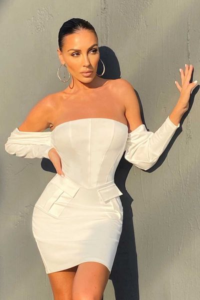 summer women mini bandage dress white high waist long sleeve off shoulder pocket dress fashion bodycon party dress 210625, Black;gray
summer women mini bandage dress white high waist long sleeve off shoulder pocket dress fashion bodycon party dress 210625, Black;gray