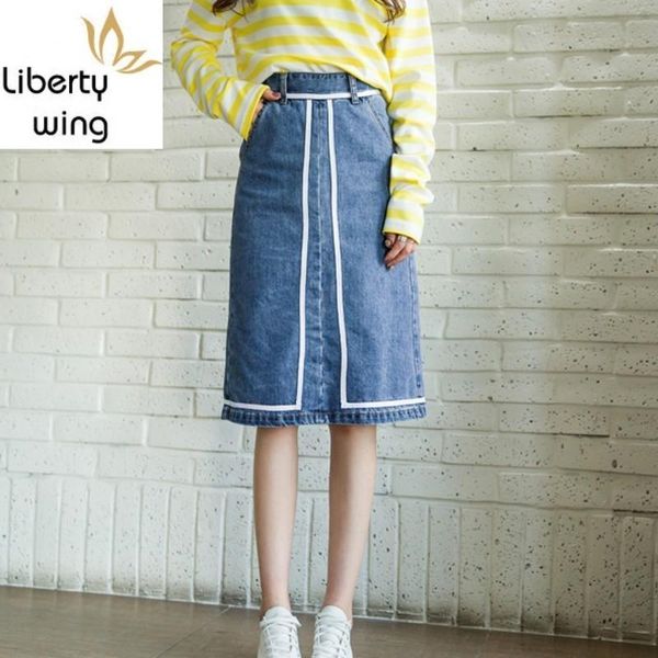 skirts fashion spring korean style women denim striped female a-line jeans women's high waist knee-length jupe, Black
skirts fashion spring korean style women denim striped female a-line jeans women's high waist knee-length jupe, Black