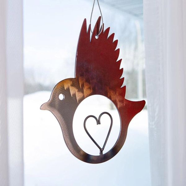 decorative objects & figurines hand forged wrought iron bird with heart cutout metal art garden ornaments pendant decoration home decor wall
decorative objects & figurines hand forged wrought iron bird with heart cutout metal art garden ornaments pendant decoration home decor wall