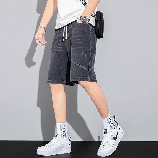 men's shorts jeans casual drawstring summer fashion loose plus size short for men harajuku pantolon erkek bg50kk, White;black
men's shorts jeans casual drawstring summer fashion loose plus size short for men harajuku pantolon erkek bg50kk, White;black