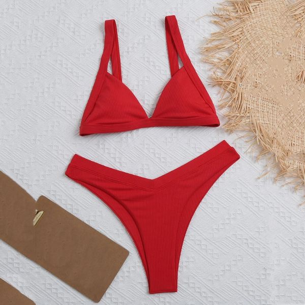 3Pieces/Lot Solid Color Hight Waist Two Pieces Women Swimsuit Marine Style Print Bikini Set High Elastic Switmsuit, Red
3Pieces/Lot Solid Color Hight Waist Two Pieces Women Swimsuit Marine Style Print Bikini Set High Elastic Switmsuit, Red