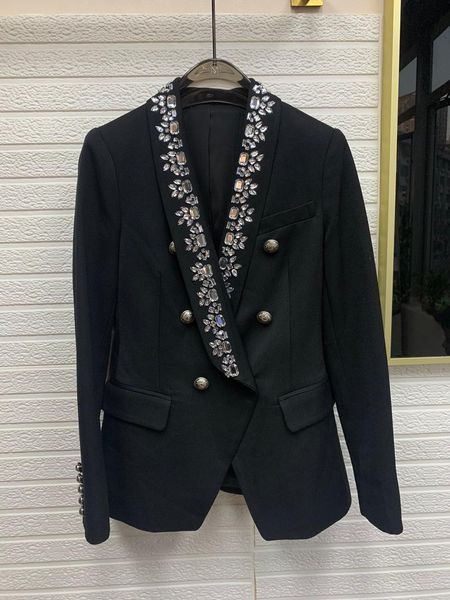 women's suits & blazers 2021 spring luxury women diamonds double breasted blazer jacket ladies elegant coat oversize gdnz 3.05, White;black
women's suits & blazers 2021 spring luxury women diamonds double breasted blazer jacket ladies elegant coat oversize gdnz 3.05, White;black
