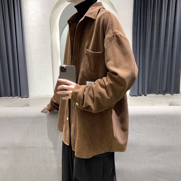 2021 new korean style men's fashion trend hawaiian coats loose clothes solid color shirt streetwear camisa social masculina -2xl jzf0, White
2021 new korean style men's fashion trend hawaiian coats loose clothes solid color shirt streetwear camisa social masculina -2xl jzf0, White
